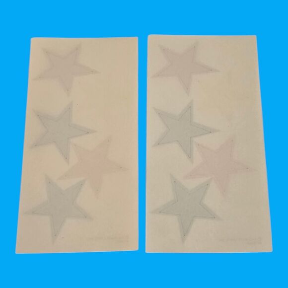 Retro Prismatic Giant Sandylion Stickers Mrs. Grossmans Funny Faces Hambly Stars - Picture 10 of 11